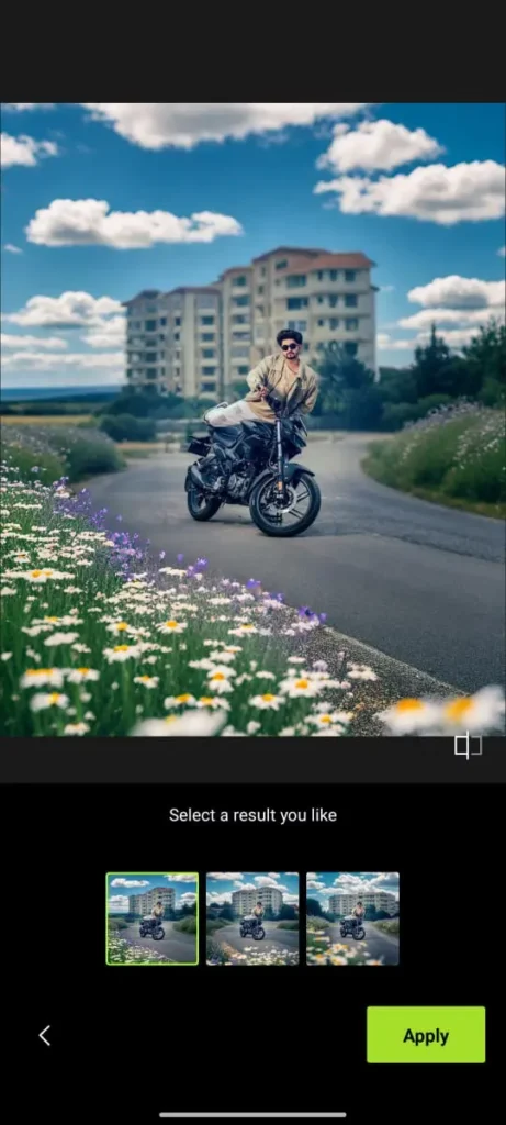 outputs generated by hypic ai expand after using text prompts